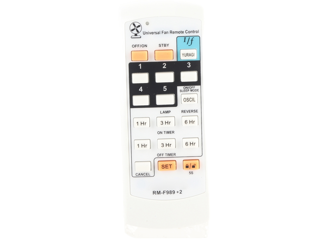 Mando A Distancia Universal Para Ventilador Eléctrico Kdk Elmark, Abs Blanco Duradero.