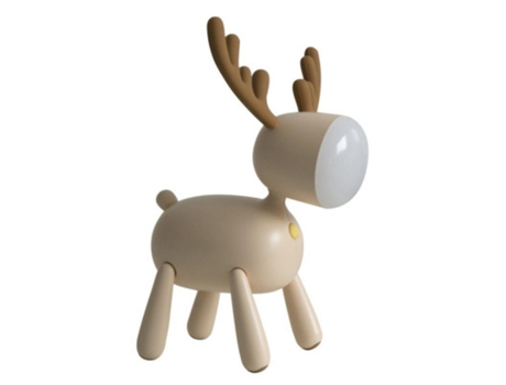 Lámpara LED de alce de dibujos animados, recargable, mAh, lámpara de Control táctil para aprendizaje en dormitorio, novedad de Lámpara de escritori...