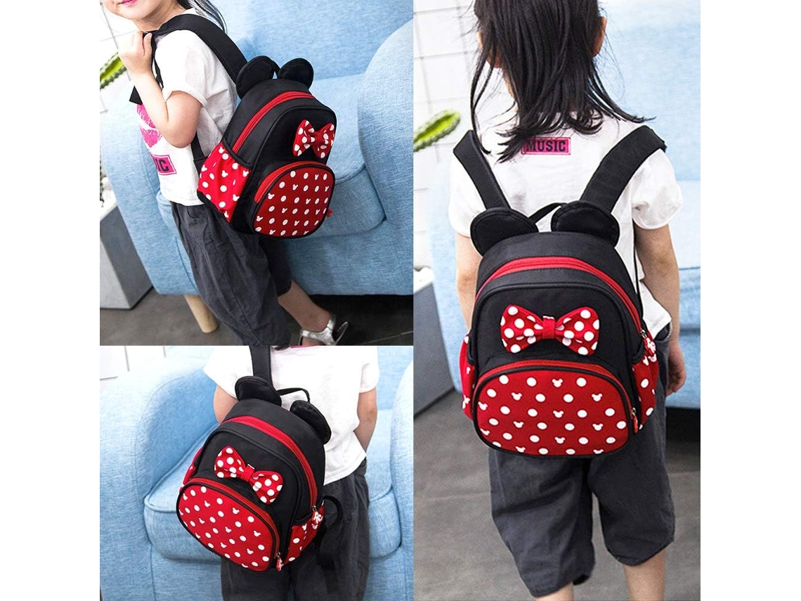 Mochila linda para niñas pequeñas, mochilas impermeables para niños  pequeños, mochila de viaje para niños pequeños, mochila para bebé,  minimochila con ratón