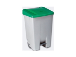 Contenedor Selectivo Tapa Azul Pedal Y Ruedas DENOX