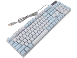 Teclado Mecánico Rgb Con Teclas Retroiluminadas Con Cable Y Rueda De Desplazamiento Multimedia.