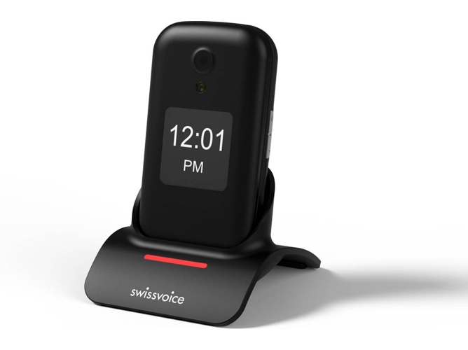 Teléfono móvil SWISSVOICE D28 (2.8'' - 2G - Negro)