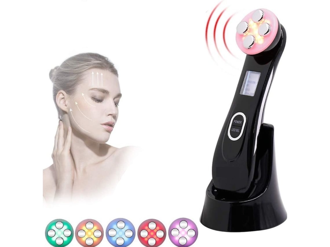 Dispositivo de belleza ultrasónico multifuncional 5 en 1, masajeador y eliminador de puntos negros Chennnls