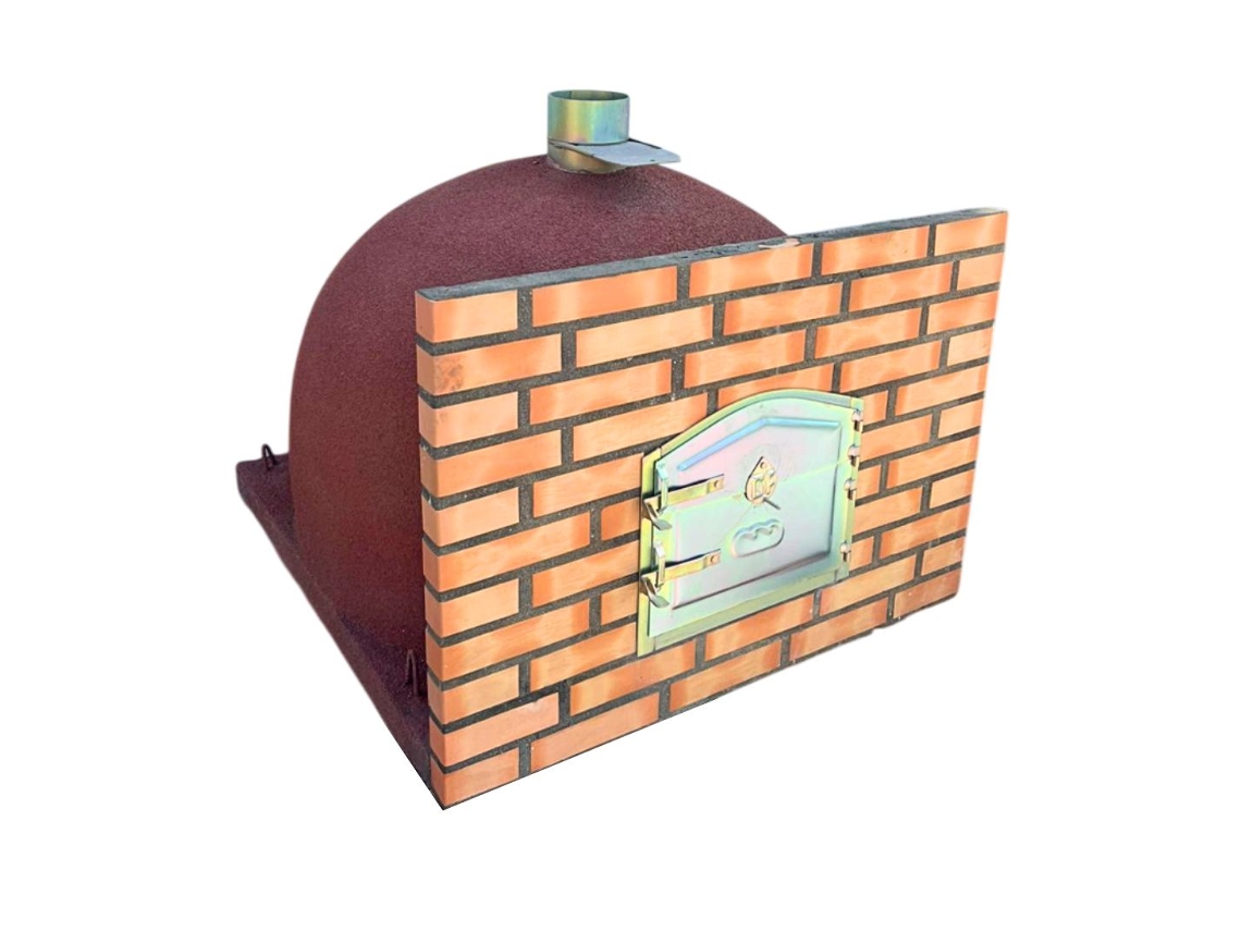 Horno de Cemento de 100cm, con Artefactos de Pared y Tubo