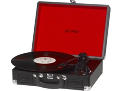 Tocadiscos DENVER MP3 Maleta Negro