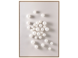 Decoração De Parede Beliani Bantry De Material Sintético Branco 72x4x103