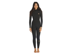 Terno de Neoprene Manga Longa com Zíper Nas Costas Synergy 4 Mm Preto Mbillabong