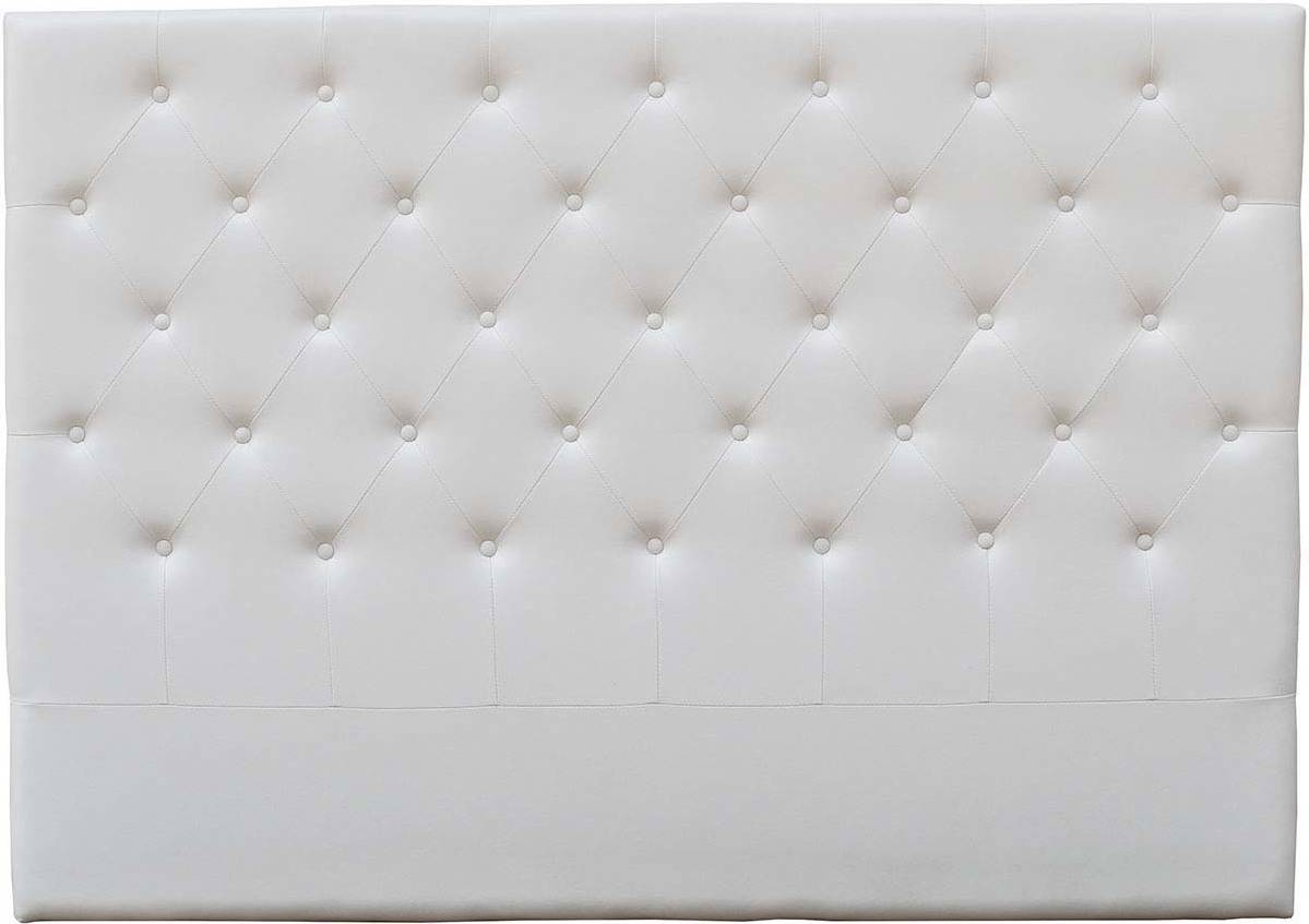 Cabecero HABITAT ET JARDIN acolchado Blanco (149x8.5x120 cm - PVC)