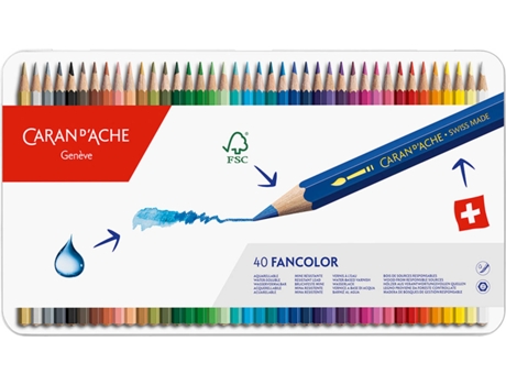 Lápiz de Color CARAN D'ACHE 674910 (Multicolor)