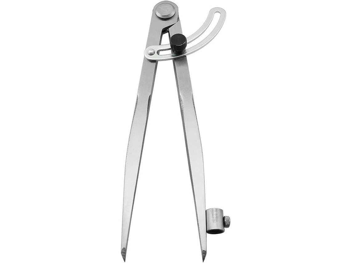 Compás de 20 cm, divisor de precisión de 200 mm con portalápices, ideal para Ge Gokoco (8 pulgadas)