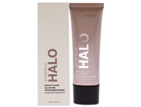 Humectante con color todo en uno Halo Healthy Glow SPF 25 - Luz neutra de SMASHBOX para mujeres - Base de 1.4 oz
