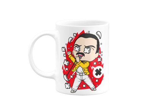 Taza 325ml - Freddie Mercury (Queen)