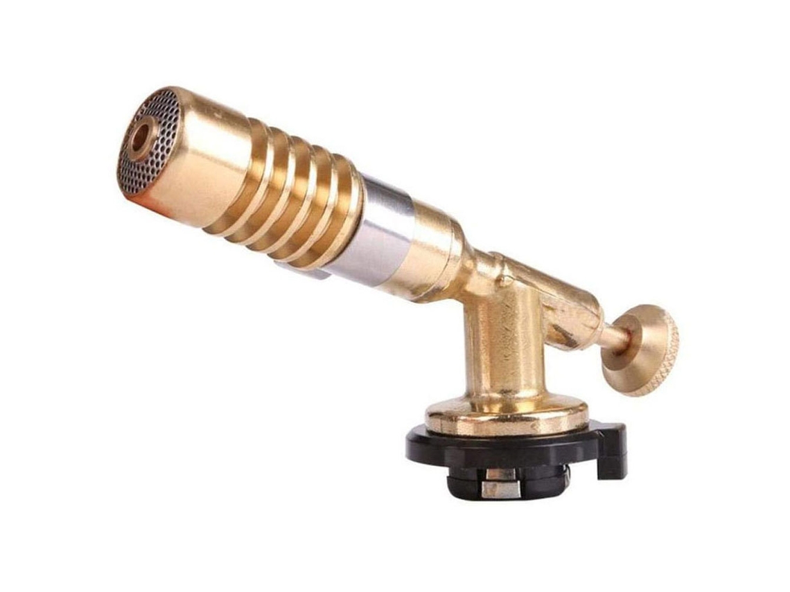 Pistola de gas licuado de cobre (encendido de barbacoas, calentamiento con butano)