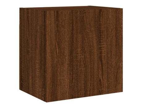 Mueble TV de pared madera ingeniería roble ahumado VIDAXL (40.5 x 30 x 40 cm)