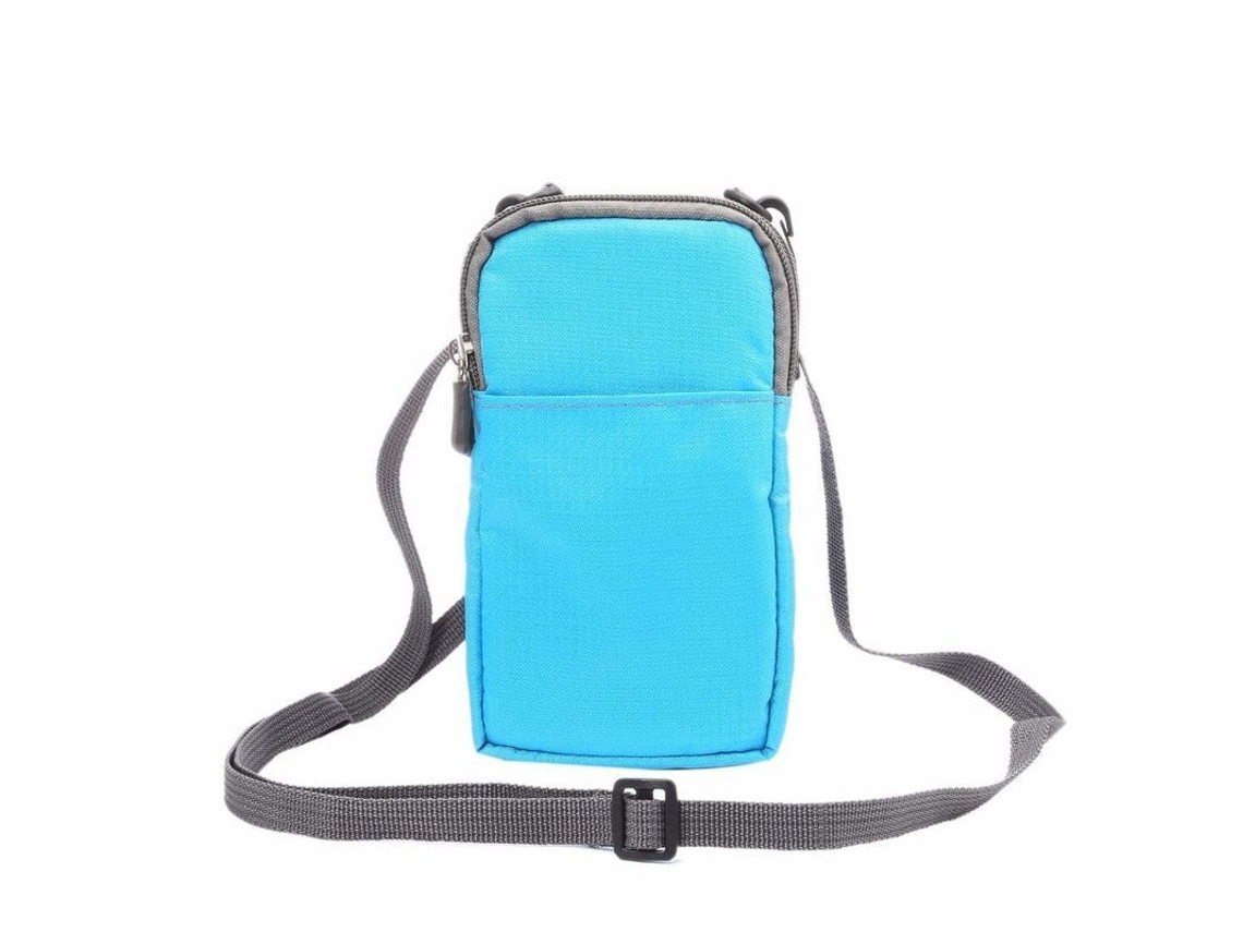 2026-bolsa Bandolera Para Teléfono Móvil Y Riñonera Deportiva Al Aire Libre Celular Azul