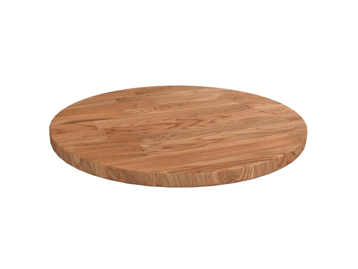 Superficie De Mesa VIDAXL Marrón Madera de roble (Ø 30x1.5 cm)