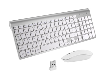 Teclado ELKUAIE Inalámbrico + Ratón (Inglés)