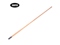 100 Varillas De Electrodo De Soldadura De Acero Al Carbono Para Recubrimiento De Cobre De 355 Mm M6x355