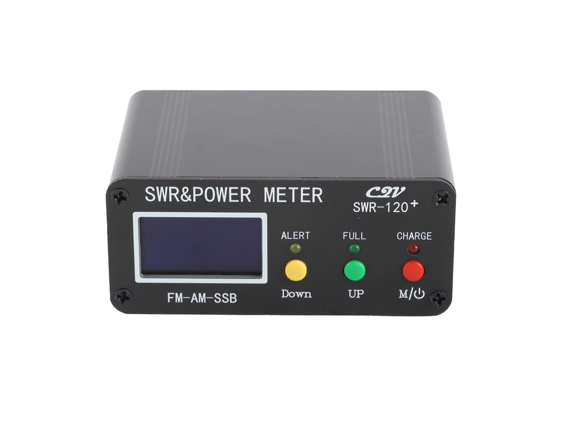 Medidor De Relación De Onda Estacionaria (roe) Swr-120 De 1,8 Mhz A 50 Mhz Y De 0,5 W A 120 W Con Pantalla Oled Digital Para Onda Corta Hf.