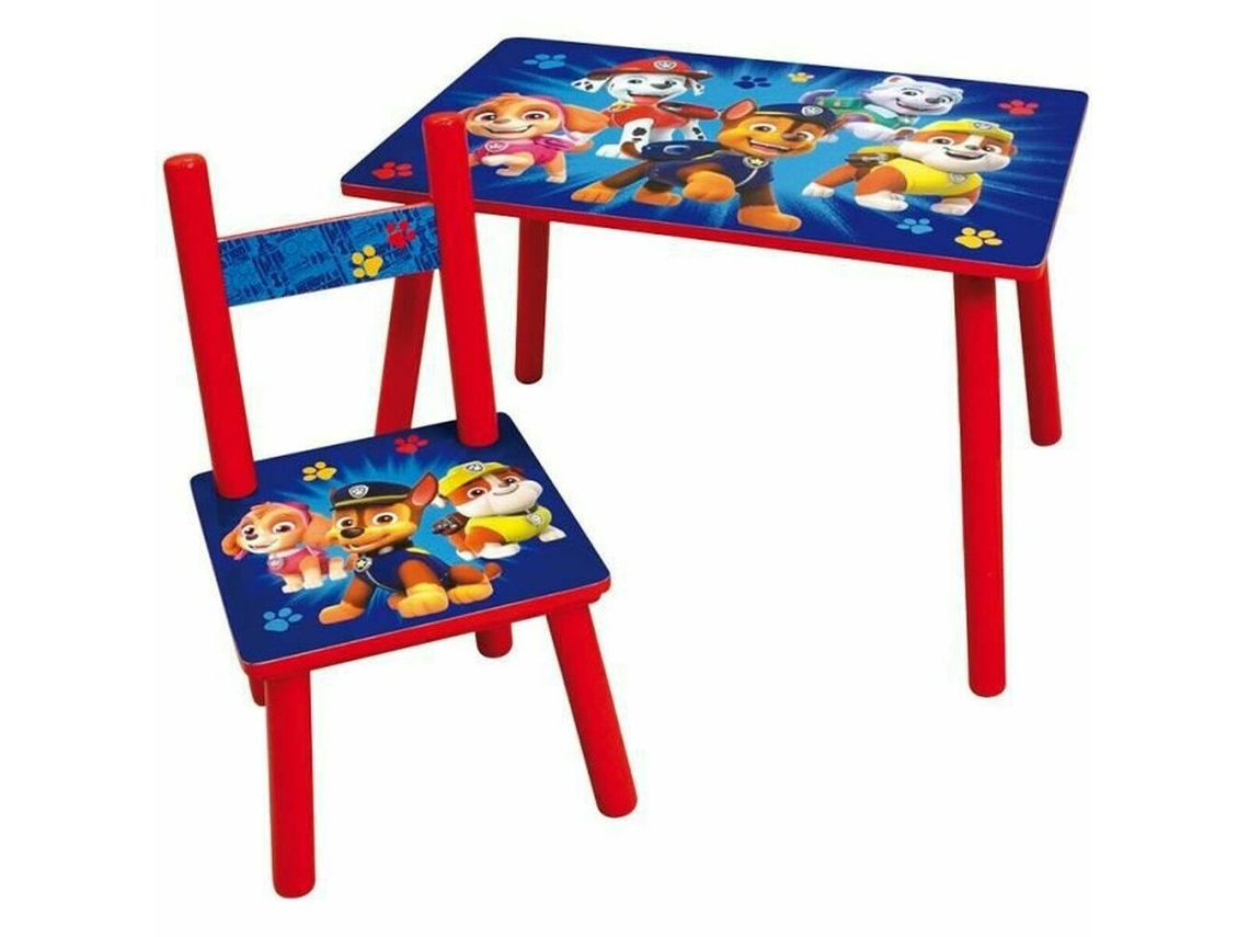 Conjunto de Mesa y Sillas para Niños Fun House The Paw Patrol