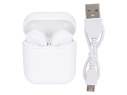 Auriculares Inalámbricos Bluetooth Con Función De Carga Y Compartimento De Batería Blanco
