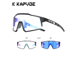 Gafas De Sol Fotocromáticas Para Ciclismo, Gafas De Sol Para Deportes Al Aire Libre Que Cambian De Color A Rojo Y Azul, Gafas Estilo Harley.