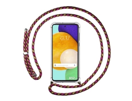 Carcasa Samsung Galaxy A52 / A52 5G / A52s 5G TUMUNDOSMARTPHONE Colgante Rosa