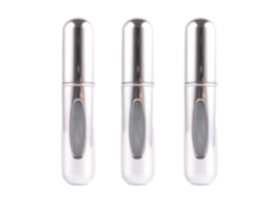 MEOIRUERY 3 piezas de frasco spray 5ml con llenado inferior, frasco para perfume
