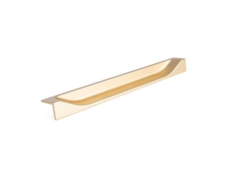 Tirador zamak embutir salin medida tirador dist. 64mm. acabado oro satinado