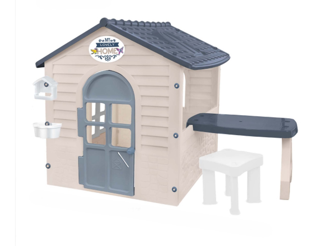 13010 Casa de jardín con mesa beige Mochtoys Mochtoys Mochtoys