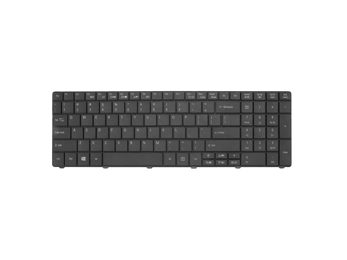 Teclado De Substituição Durável Para Acer E1‑531g/e1‑531/e1‑571g Material Abs+alumínio Preto