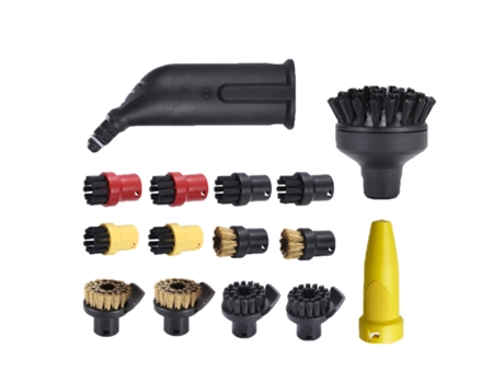 Accesorios para Karcher SC Series SC1 SC2 SC3 SC4 SC5, cabezal de boquilla de extensión para Limpiador de vapor, cepillos redondos pequeños, piezas...