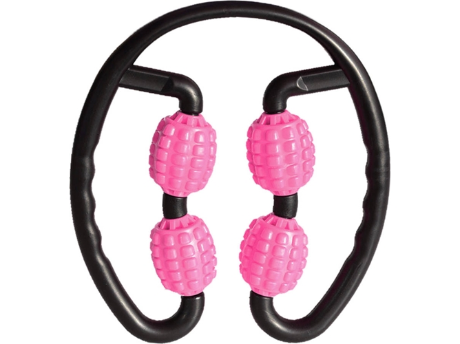Masajeador Rollo 4 ruedas ANSELF Rosa