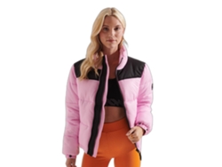 Abrigo SUPERDRY Poliéster Mujer (38 - Rosa)