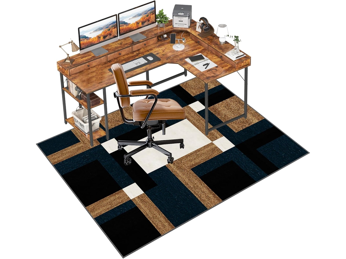 Alfombrilla Protectora Silla Gaming Duros, Oficina, Suelo Laminados Baldosas Xunzheng, Suelos, 80 X 120 Cm