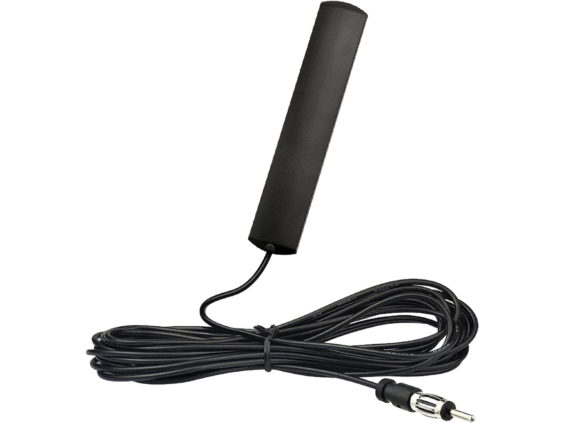 Antenna Car Radio Fm Am Car Universal Amplifier Stereo Tuner Din Adapter Window Adhesive 5M Cable Frequency Range: 85-470Mhz