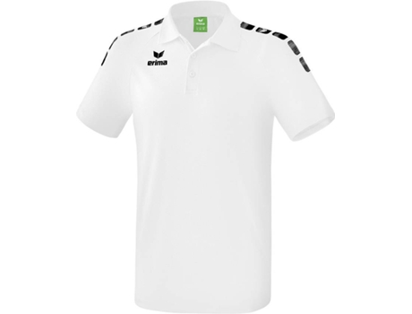 Polo para Niño ERIMA Essential Blanco para Multideportes (14 años)
