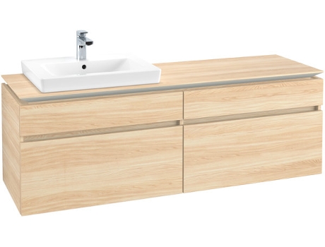 Módulo de lavabo Villeroy &amp Boch Legato B673 1600x550x500mm lavabo a la izquierda
