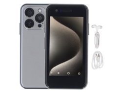 Smartphone Pequeño De 3,5 Pulgadas, Doble Sim, 4 Gb De Ram, 64 Gb De Almacenamiento, Batería De 2000 Mah, Cámaras De 5 Mp Y 8 Mp, Android 10, Gris.