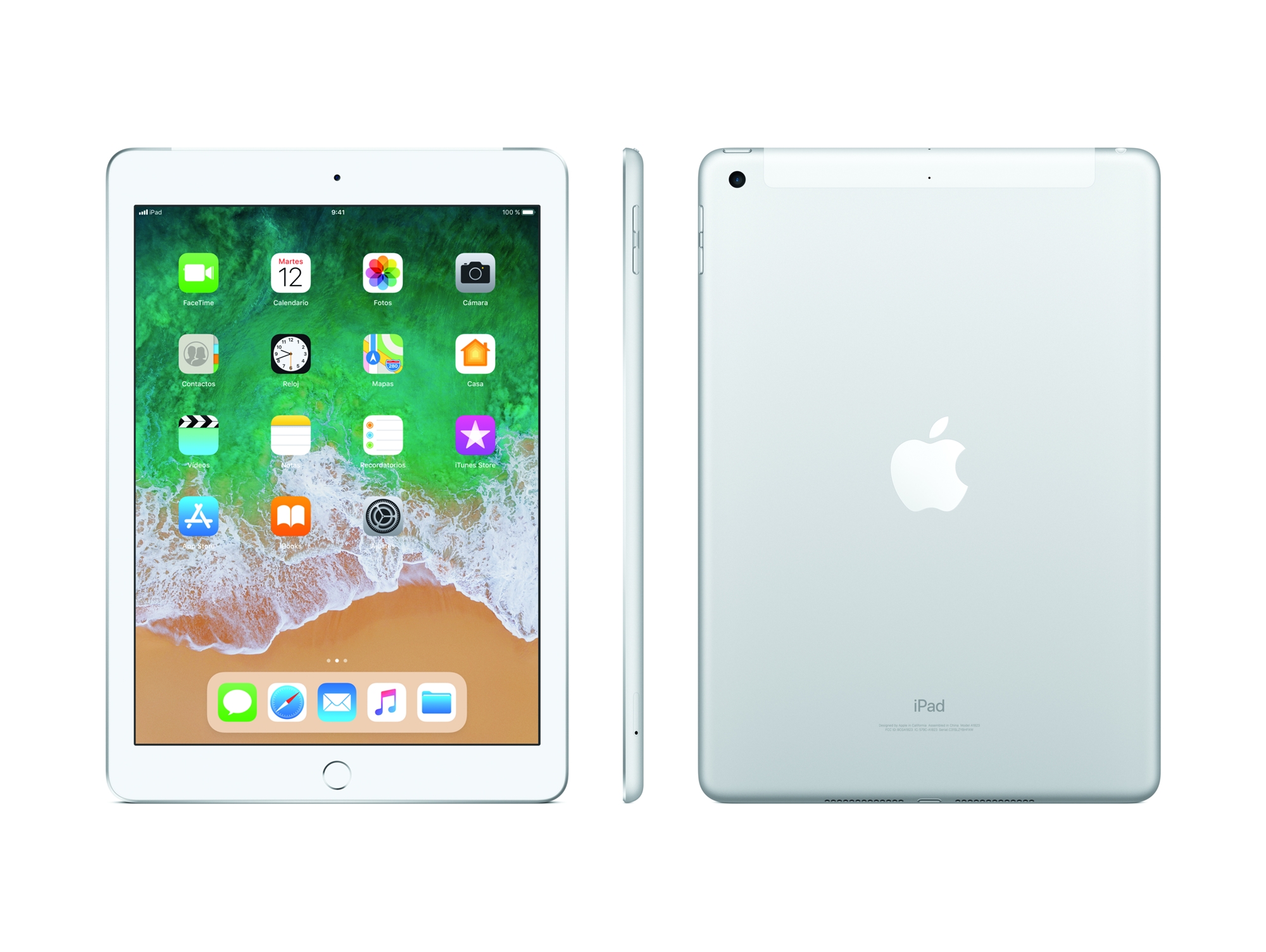 iPad APPLE (9.7'' - 128 GB - Wi-Fi+Cellular - Plata)