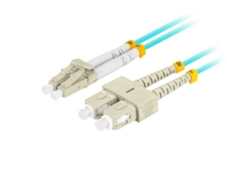 Cable De Fibra Óptica Lanberg Om3 Lc/upc-sc/upc Duplex 2 M