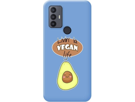 Carcasa para TCL 30 SE TUMUNDOSMARTPHONE Silicona Líquida Dibujos Azul