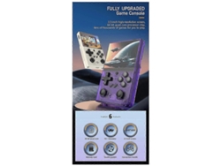 Consola De Videojuegos Retro R35plus De 64 Gb, Más De 10 000 Juegos, Pantalla Ips De 3,5 Pulgadas, Sistema Linux Para Psp, Ps1, C
