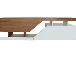 Mueble Para Tv Ceelias - 160 X 35 X 46 Cm - Blanco/marrón Oscuro