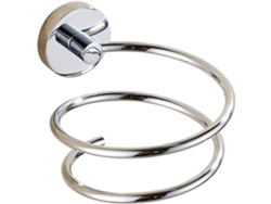 Soporte para secador de pelo, estante de acero inoxidable, montaje en pares, GOKOCO