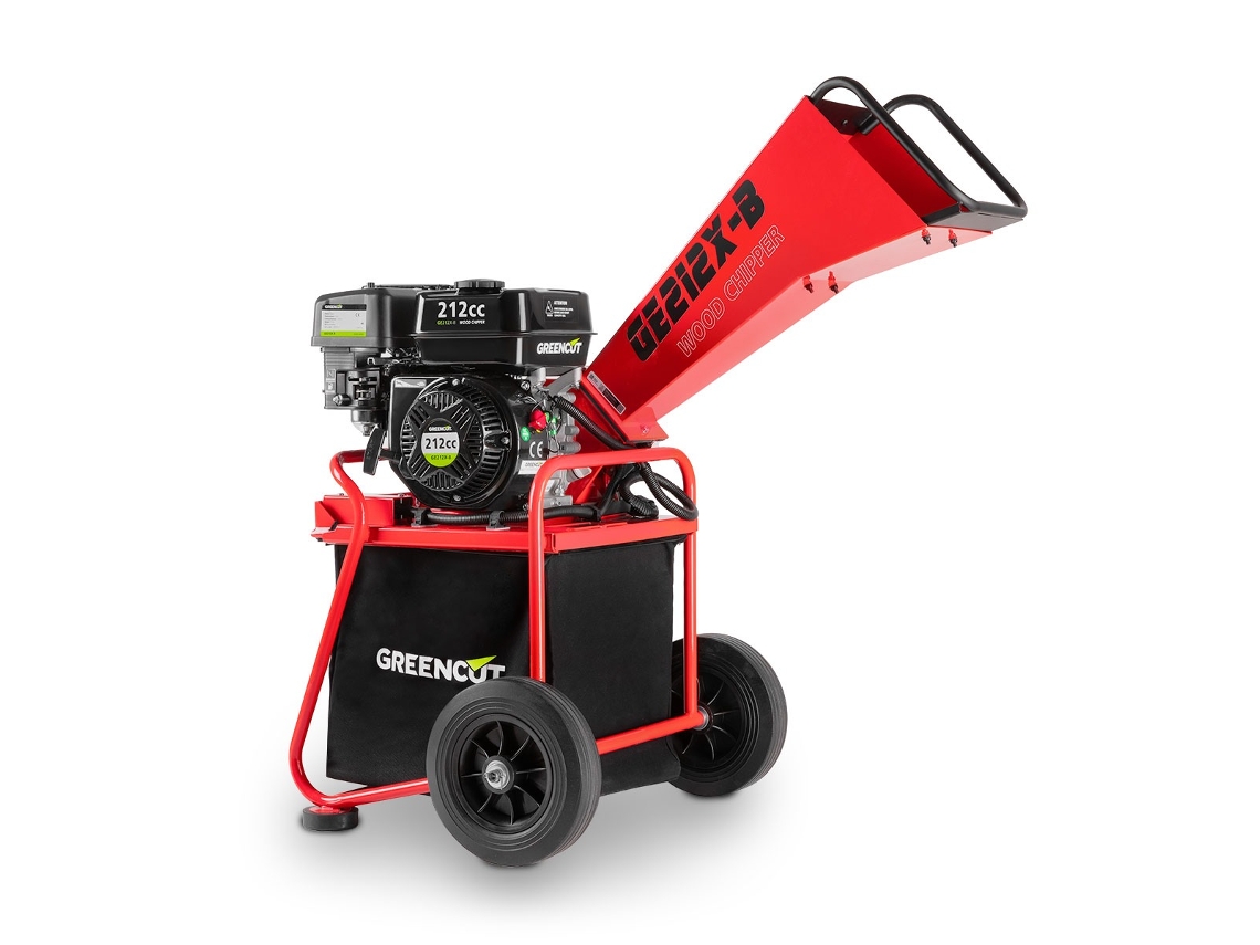 Biotrituradora de gasolina GREENCUT GE212X-B diámetro de corte 50mm