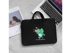 Bonita funda para portátil con forma de rana de 14 y 15 pulgadas Chennnls