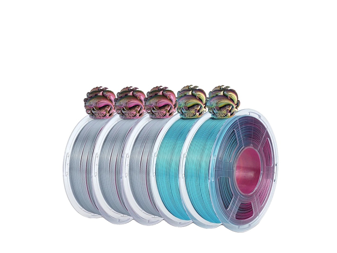 Filamento para impresora 3D, cuatro colores, acabado brillante, PLA P Skfc Mix 11 OEM