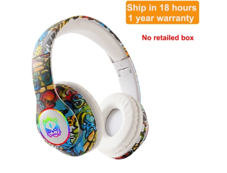 Auriculares Inalámbrico Flash Light niños Ear Auriculares con Micrófono
