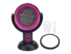 Campana Extractora De Mesa Portátil Recargable Con Iones Negativos, 2 Velocidades, Filtro Morado Desmontable